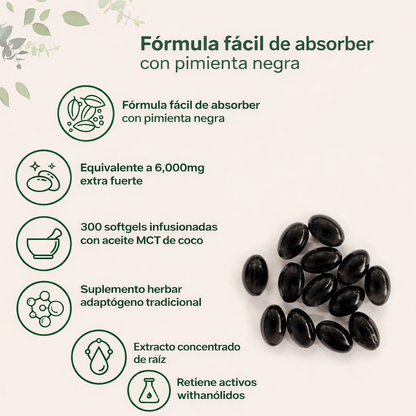Ashwagandha + aceite de Coco