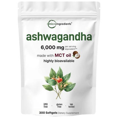 Ashwagandha + aceite de Coco