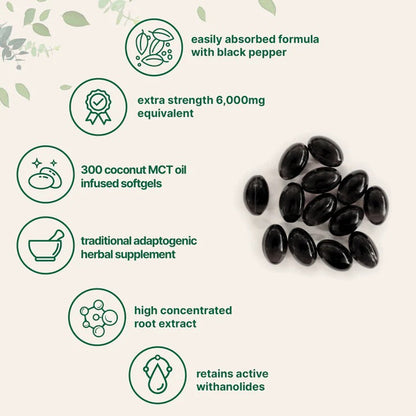 Ashwagandha + aceite de Coco